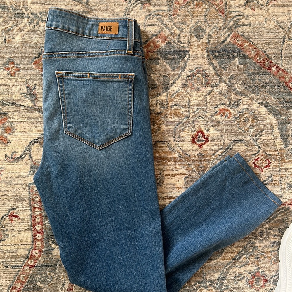 Paige Verdugo Ankle Blue Denim Skinny Jeans Size 28